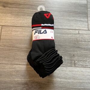 12  Pair Fila Men's Sport-style Qtr Cut Versatility Comfort & Style Socks  10-13